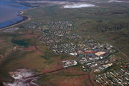 Flygfoto över Karratha tagen år 2008.