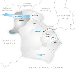 Quarten - Localizazion