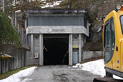 Inngangen til Kvilldal kraftverk Foto:Jarle Vines