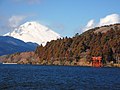 芦ノ湖と富士山、元箱根で撮影 作者：Kentagon