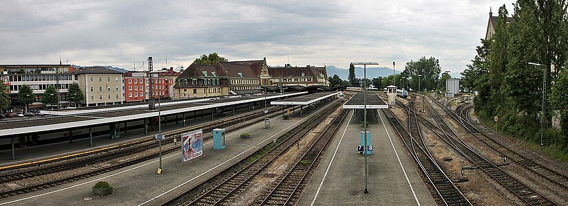 View of the tracks