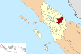 Reggenza di Labuhan Batu Settentrionale – Mappa