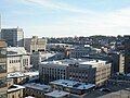 Longwood Medical and Academic Area avec au centre le Harvard Medical School