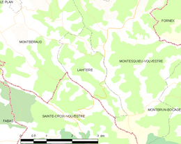 Lahitère – Mappa