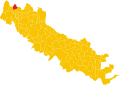 Fines municipii in Provincia Cremonensi.