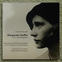Margarete-Steffin-Gedenktafel, Berlin-Rummelsburg, 532-638.jpg
