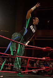 Hardy at a Ring of Honor television taping in 2013 Matt Hardy ROH.jpg