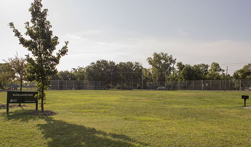 The baseball field