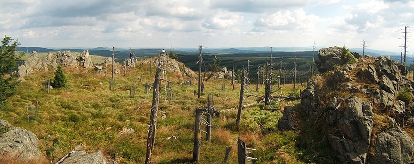 On the summit of the Meluzína