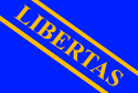 Merchant flag of the Republic of Lucca, including the word Libertas (13th century-1799) Merchant Flag of the Republic of Lucca (13th century-1799).svg