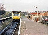 Milnrow railway station in 1989