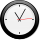 Stop icon with clock