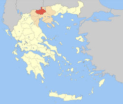 Kilkis within Greece