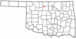 Location of Hillsdale, Oklahoma