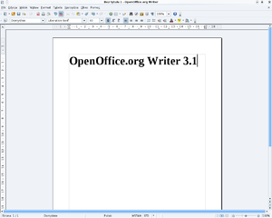 OpenOffice.org Writer 3