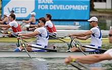 Israeli rowing in the international arena. Photo by Detlev Seyb