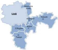 Plan powiatu łódzkiego wschodniego