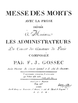 Image illustrative de l’article Messe des Morts (Gossec)