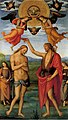 Perugino: Batismo de Cristo, parte do políptico Pala di Sant’Agostino, 1512-1523