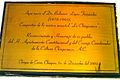 Placa conmemorativa del nacimiento del compositor Bulmaro López.