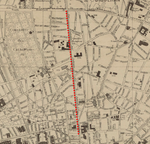 plan de la rue Judaïque vers 1888