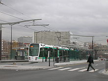 La station terminale du tramway.