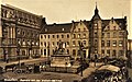 Neues Rathaus in Düsseldorf um 1900 ohne Ziergiebel und Turmhelm.