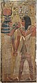 La fresque de Séthi Ier et de la déesse Hathor, rapportée par Champollion en 1829 et exposée au musée du Louvre