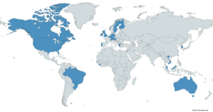 A map with Remington Model 870 users in blue Remington Model 870 Users.png