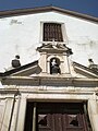 Fachada de la iglesia de Santa Iria, en la freguesia de Ribeira de Santarém.
