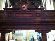 Detail of the Bishop Say memorial screen