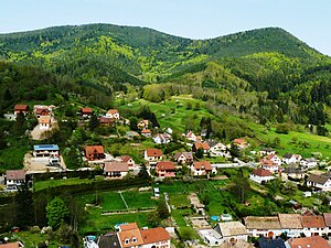 La Vaurière vue depuis la colline de Hargoutte