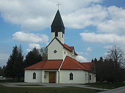 Local church in Rovensko, Slovakia