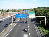 L'autoroute A 15 à Sannois.