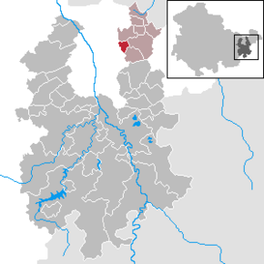 Poziția Schwaara pe harta districtului Greiz