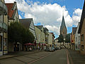 Steinheim, catholic church in the street