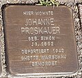 Stolperstein von Johanne Proskauer