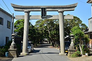 手子后神社の一の鳥居 (茨城県神栖市)