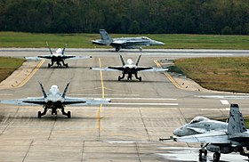 FA-18A Hornet à NAS New Orleans