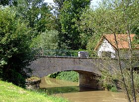 Le pont sur l'Ouche