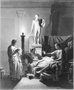 Estampe par Charles Simon Pradier, 1832.