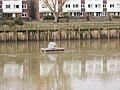 Messung mit Hilfe von Solarzellen bei Brentford Dock