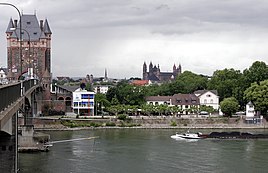 Nibelungenbroen over Rhinen i Worms