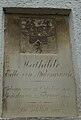 Epitaph für Mathilde Edle von Stubenrauch († 1841)
