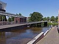 Zwolle, Brücke für Fahrräder beim Platz (het Rodetorenplein)