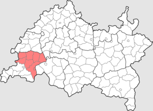 Тетюшский кантон на карте