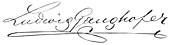 signature de Ludwig Ganghofer