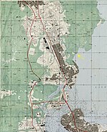 1962年的拉各斯地图，箭头所指处即为马可可。