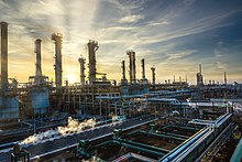 Ruwais Refinery is the fourth-largest single-site oil refinery in the world and the biggest in the Middle East. ADNOC Refining Ruwais Site-187.jpg