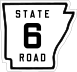 State Road 6 marker